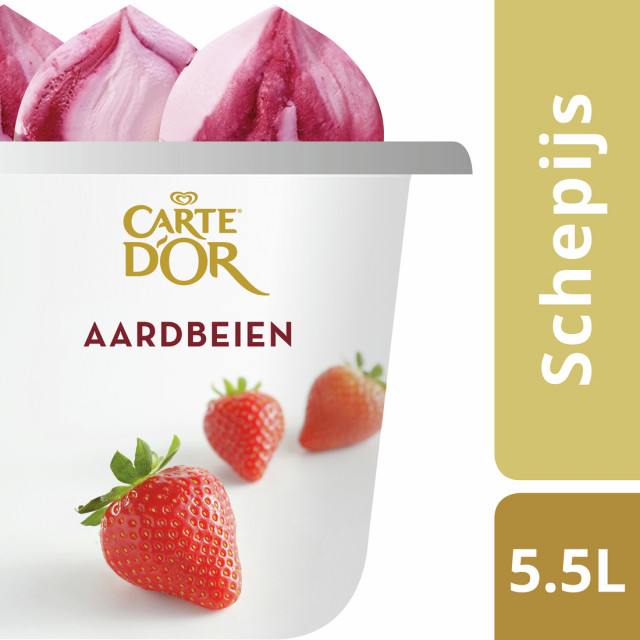 Carte D'Or Aardbei Saus/Sauce Fraise Panteon 5,5L