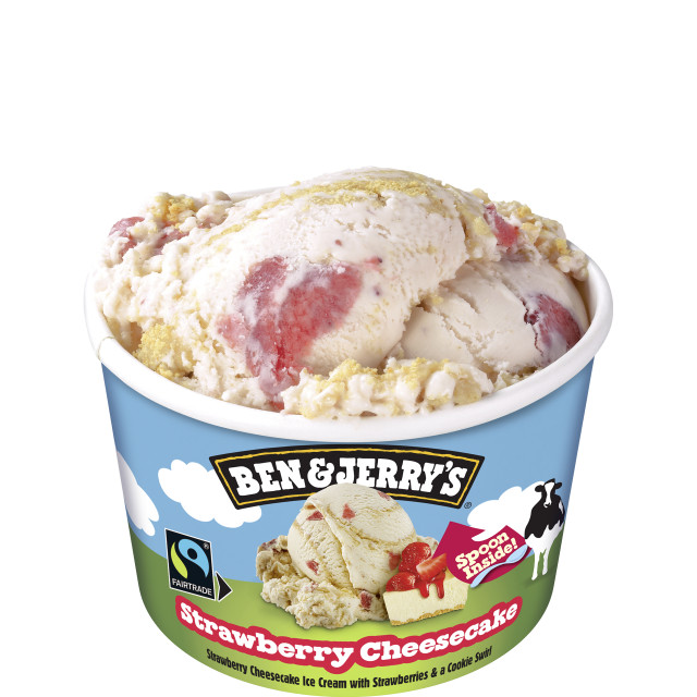 B&J Mini Glace Strawberry Cheesecake 12 x 100 ml