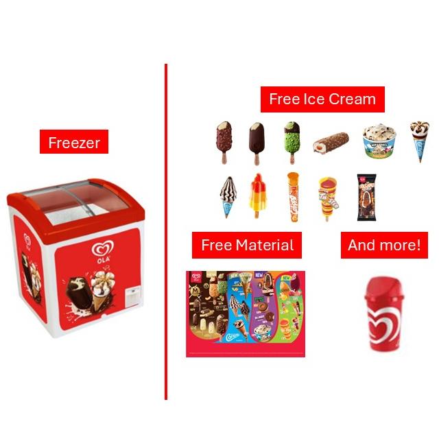 Congélateur OLA Focus 73 : à 9 compartiments