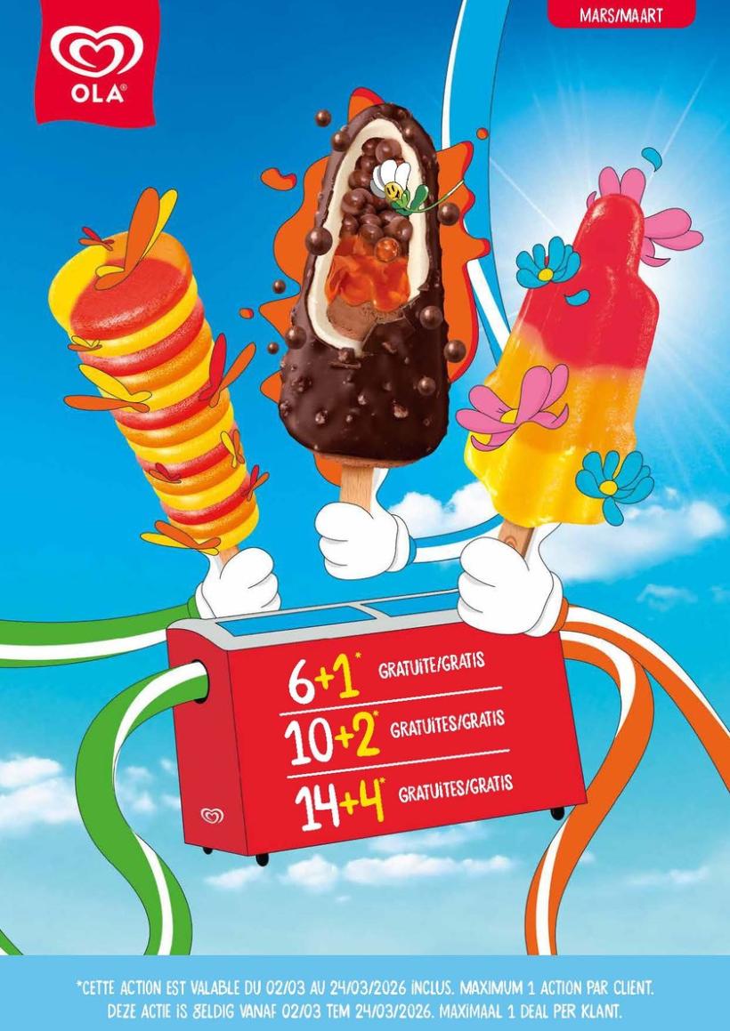 Ola 6+1gratuite/gratis