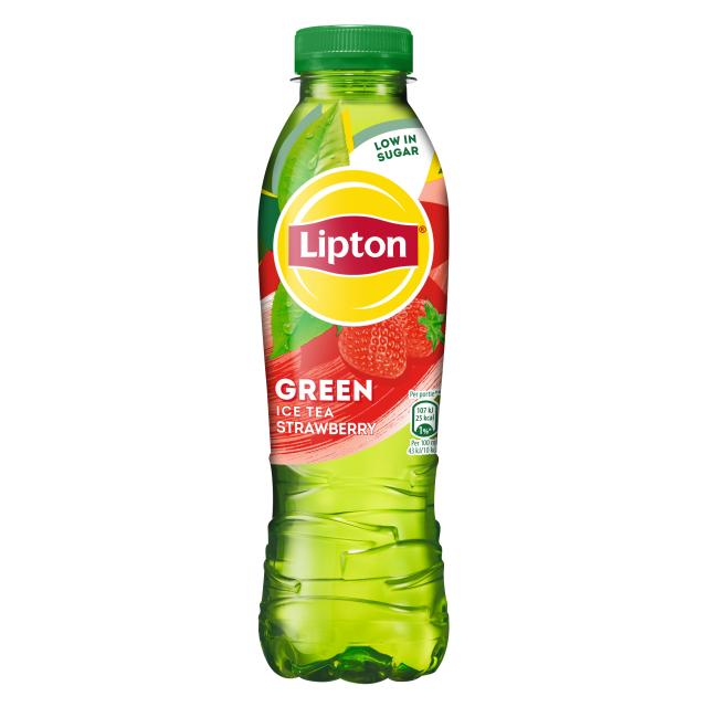 Lipton Ice Tea Green Strawberry RPET 12 x 500ml